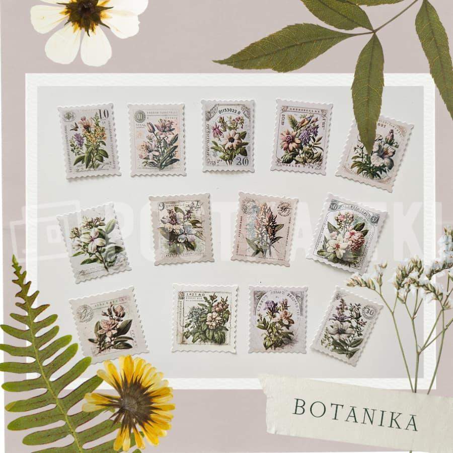 Naklejki imitujące znaczki 15 szt. 1