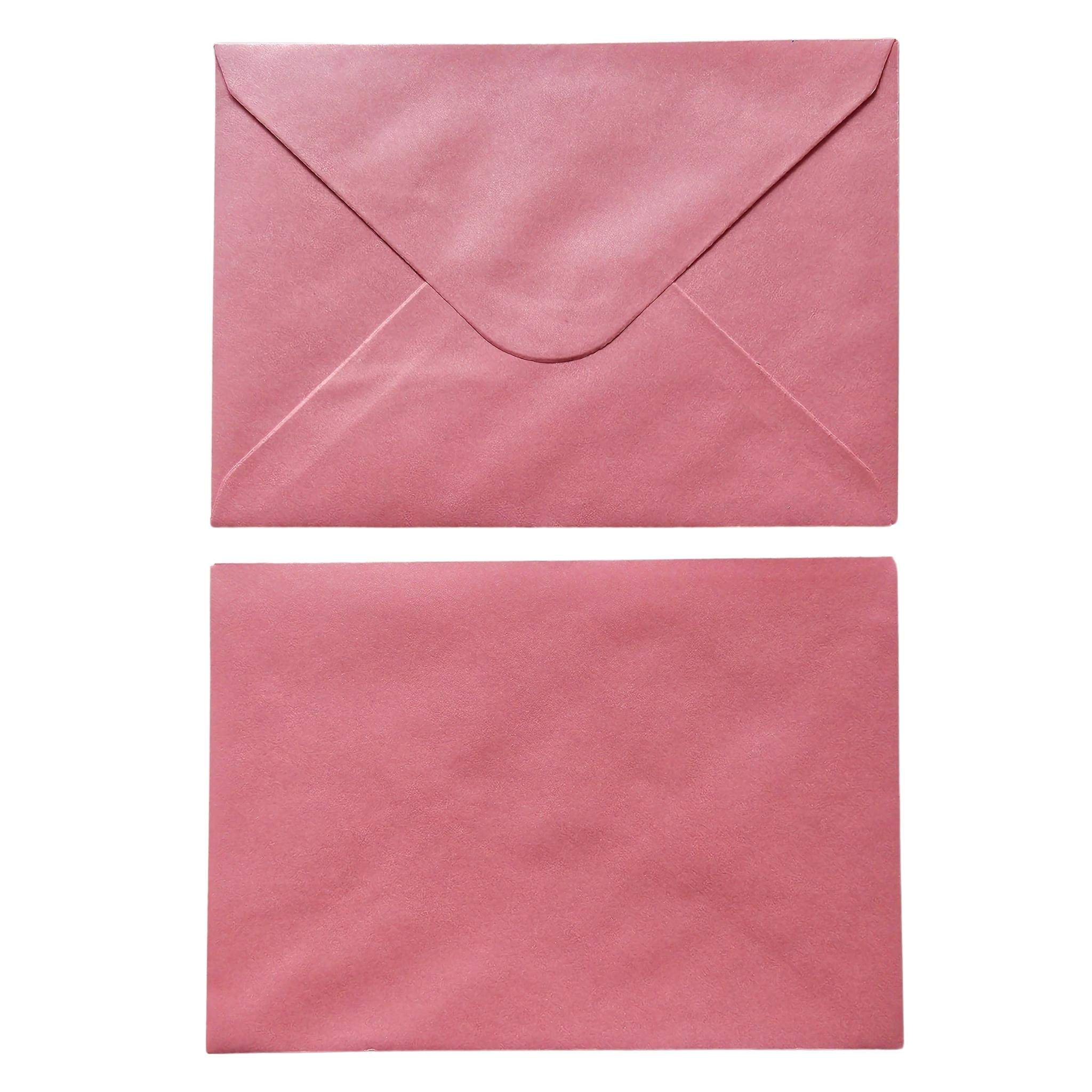 Koperta C6 różowa perłowa 0