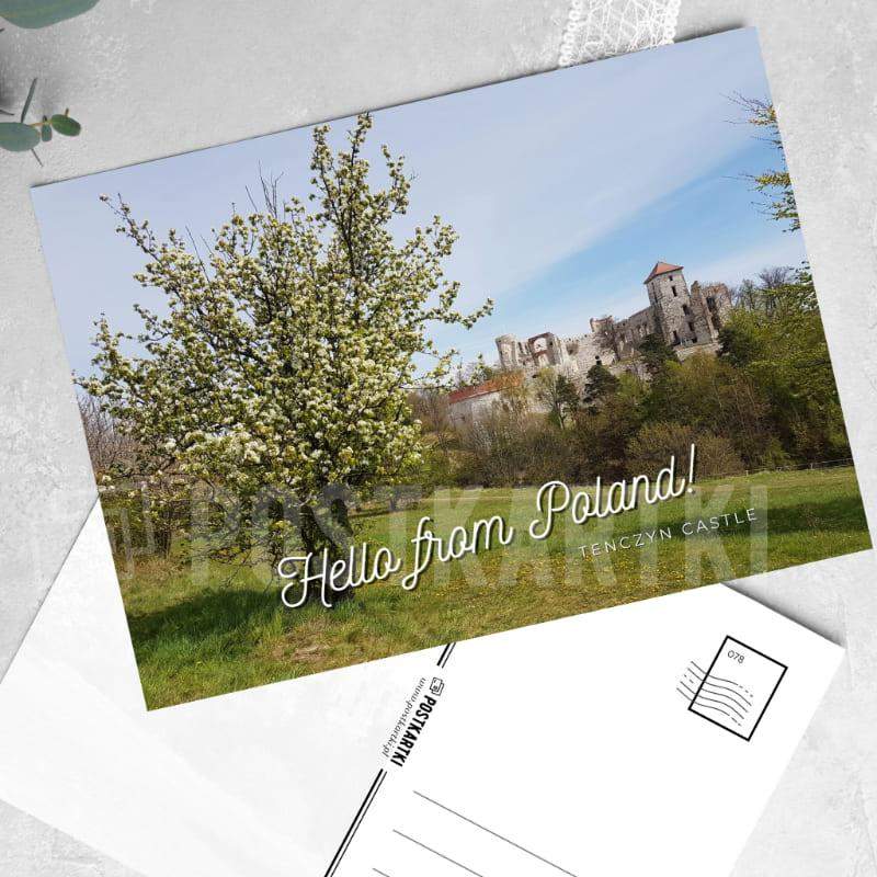 Pocztówka Hello from Poland! Tenczyn Castle 1 szt. 0