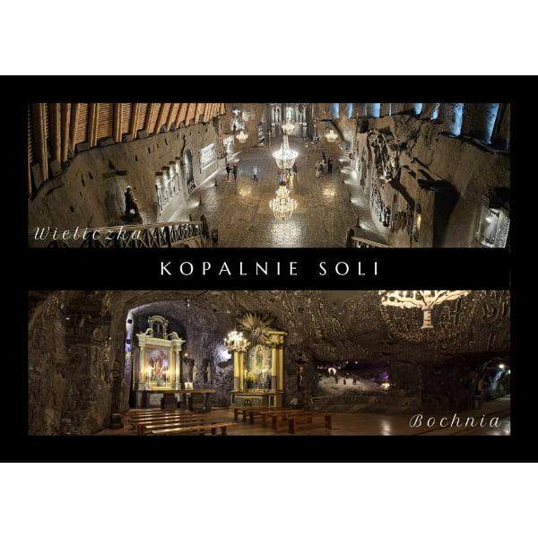 Pocztówka Skarby Unesco: Kopalnie Soli w Wieliczce i Bochni 1 szt. 0