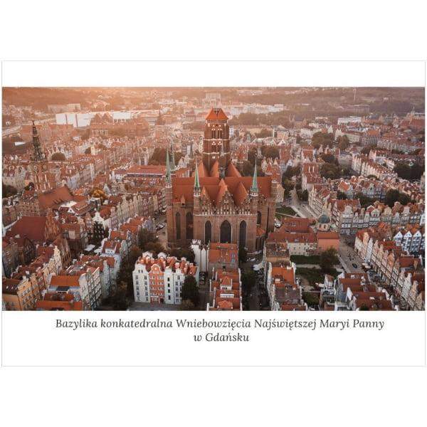 Pocztówka Bazylika konkatedralna w Gdańsku 1 szt. 0