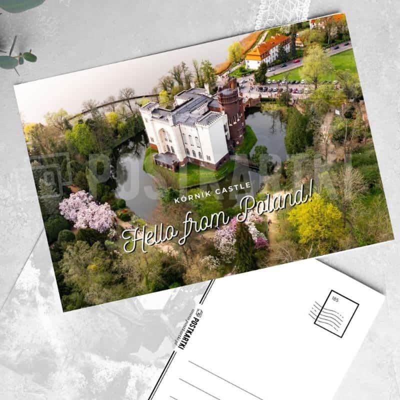 Pocztówka Hello from Poland! Kórnik Castle 1 szt. 0