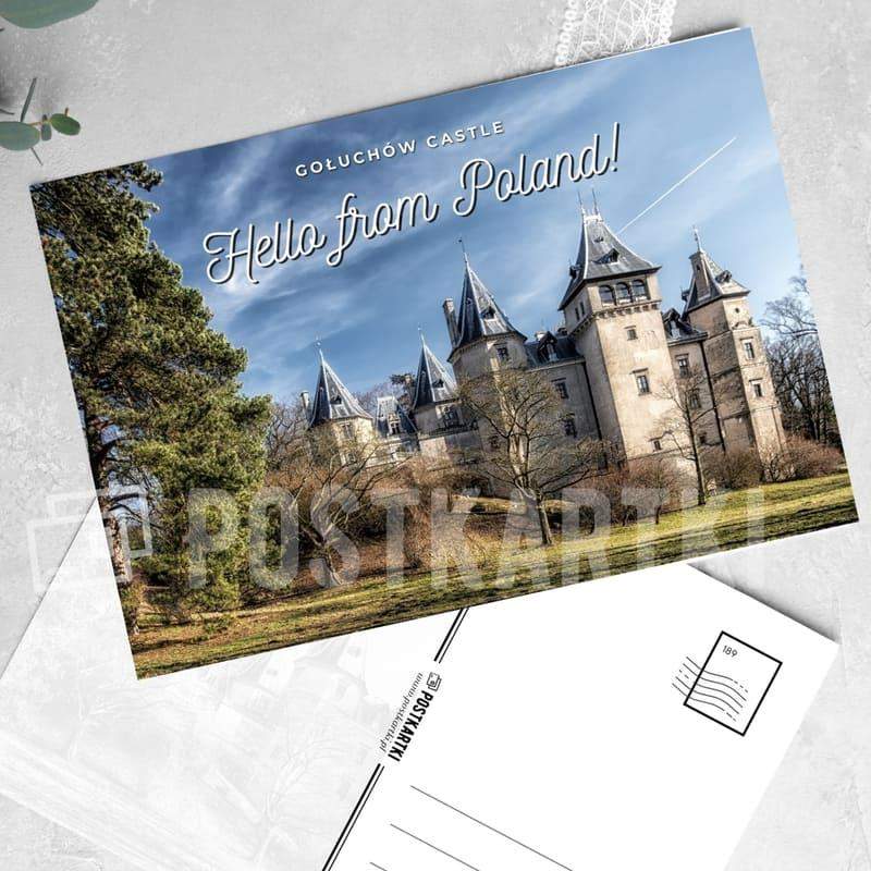 Pocztówka Hello from Poland! Gołuchów Castle 1 szt. 0