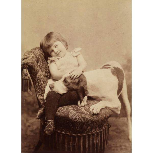 Pocztówka Portret Wandy Saskiej z pieskiem (1898) 1 szt. 0