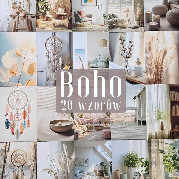 Kartki Boho 5 szt. 0