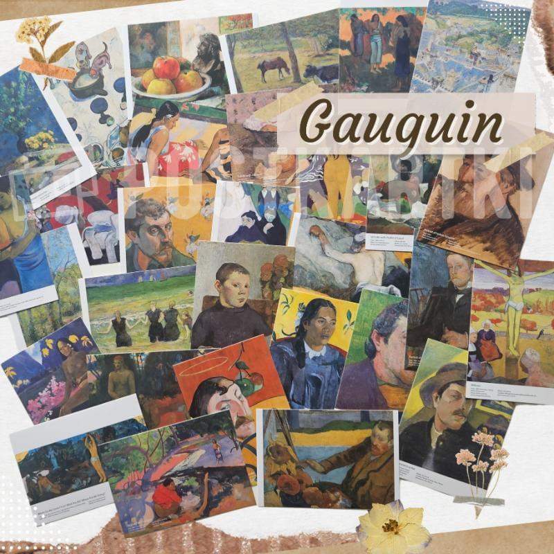 Pocztówki Obrazy Gauguin 3 szt. 0