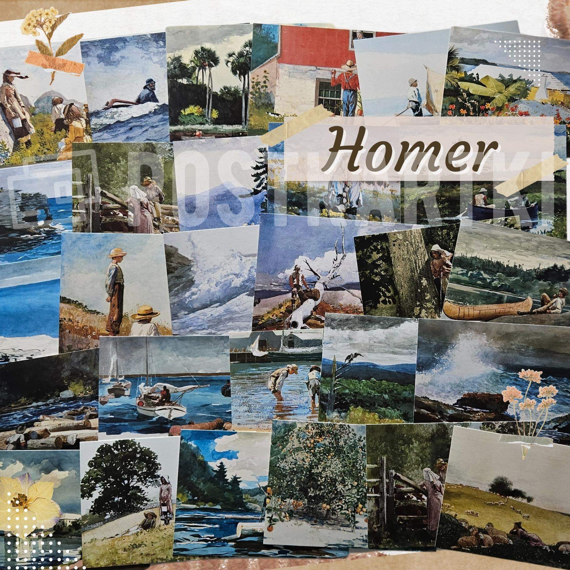 Pocztówki Obrazy Homer 3 szt. 0