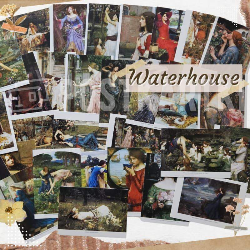 Pocztówki Obrazy Waterhouse 3 szt. 0